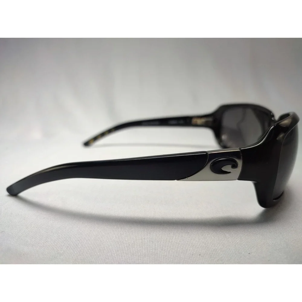 Costa Del Mar Isabela IB11 Black Gray Polarized Wrap Sunglasses